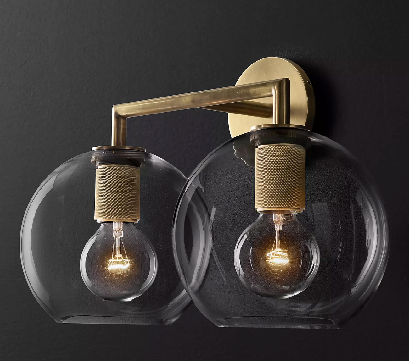 Globe Double Sconce