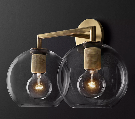 Globe Double Sconce