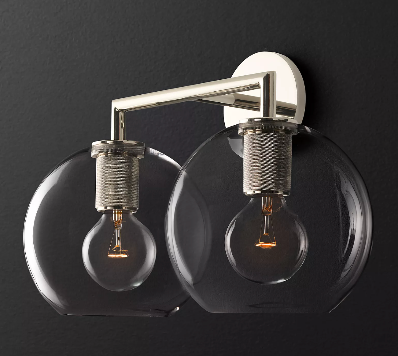 Globe Double Sconce